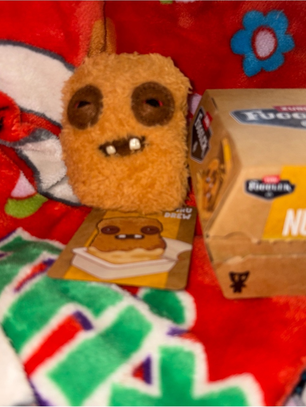 Fuggler Fugg Nugget Drive Thru Drew Plush Chicken Nugget Keychain NEW QUICK SHIP
